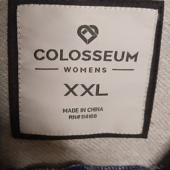 University Of Kansas Colosseum New Grey Blue Sweatshirt XXL - Picture 5 of 7